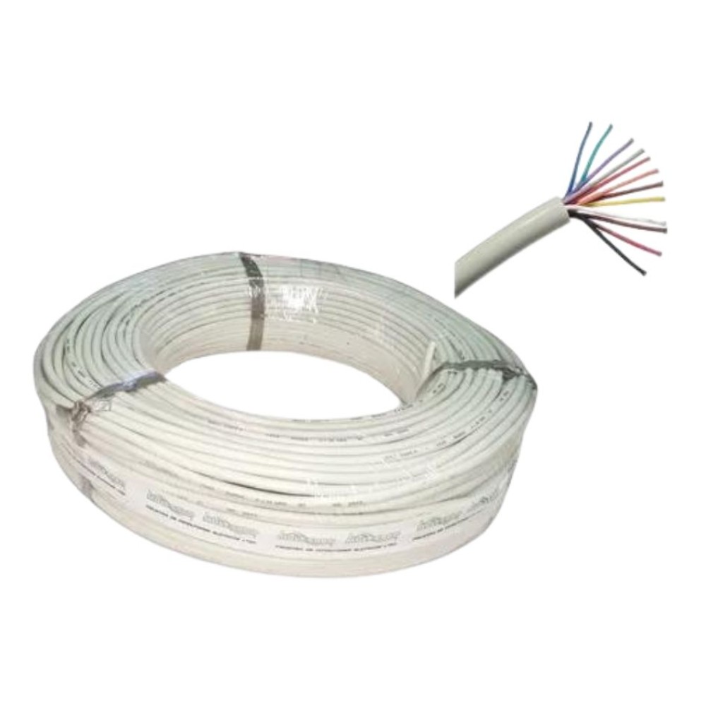 CABO MANGA (COAXIAL BLINDADO) 11 X 28 AWG CINZA - 1MT