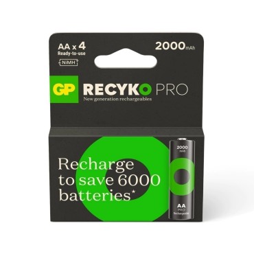PILHA RECARREGÁVEL AA MAPA/HOLTER (4 UNIDADES) RECYKO