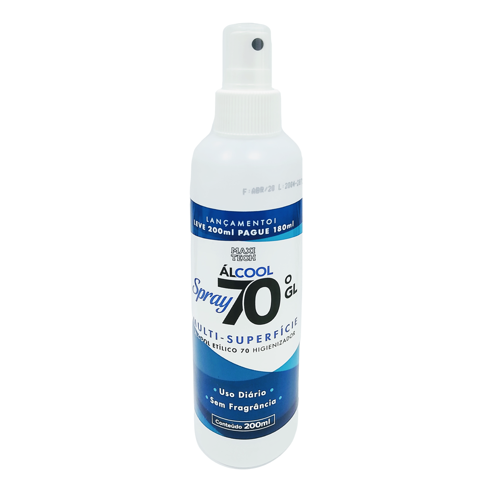 SPRAY ALCOOL ANTISSÉPTICO 70º - 200ML