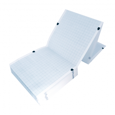 PAPEL PARA ECG ZOLL - 90mm X 90mm X 200 Folhas 