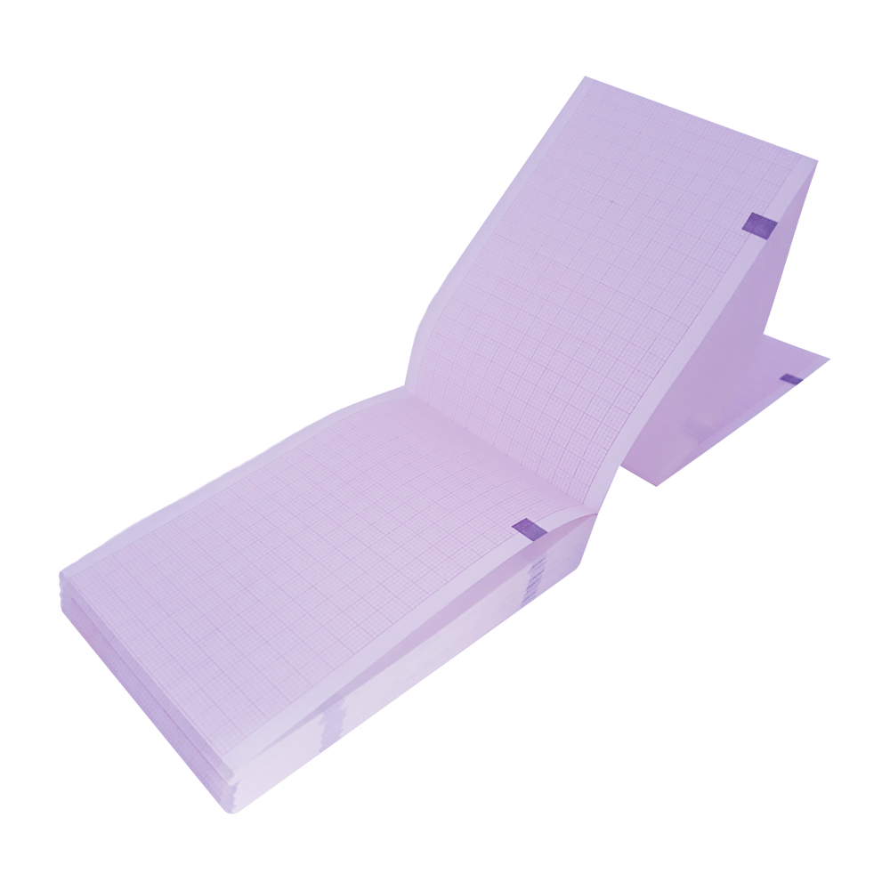 PAPEL PARA ECG SCHILLER AT3 - 70mm X 100mm X 200 Folhas 