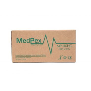 PAPEL PARA ULTRASSOM MEDPEX MP-110HG CAIXA C/5 UNIDADES