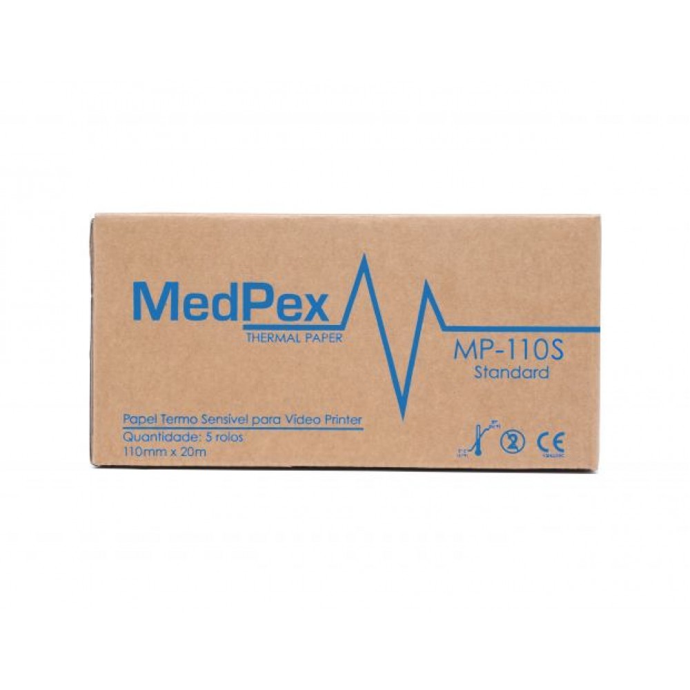 PAPEL PARA ULTRASSOM MEDPEX MP-110S CAIXA C/5 UNIDADES 