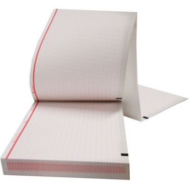 PAPEL PARA ECG MAC 1200 / EDAN SE-1200 - 210mm X 297mm X 100 Folhas 